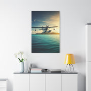 Seaplane Over Tropical Waters Wall Art & Canvas Prints