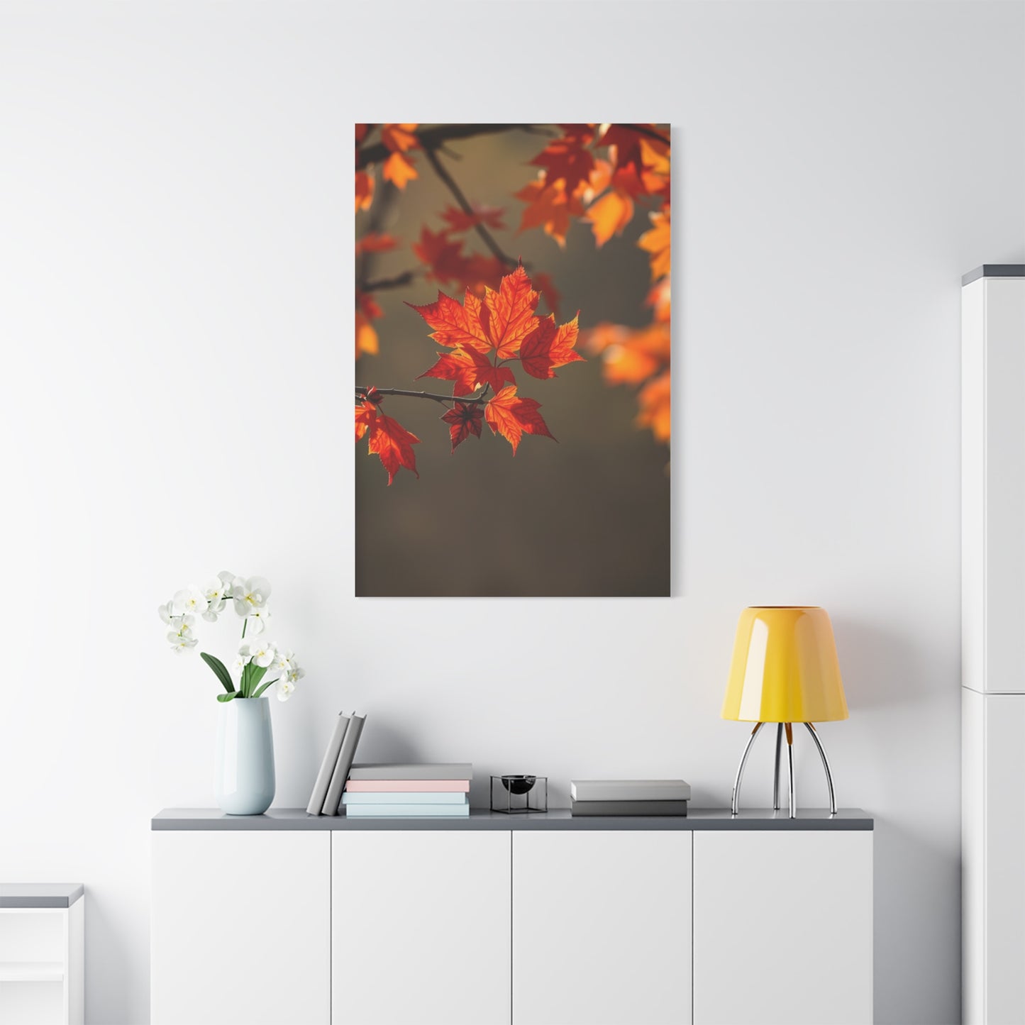 Golden Ember Season Canvas