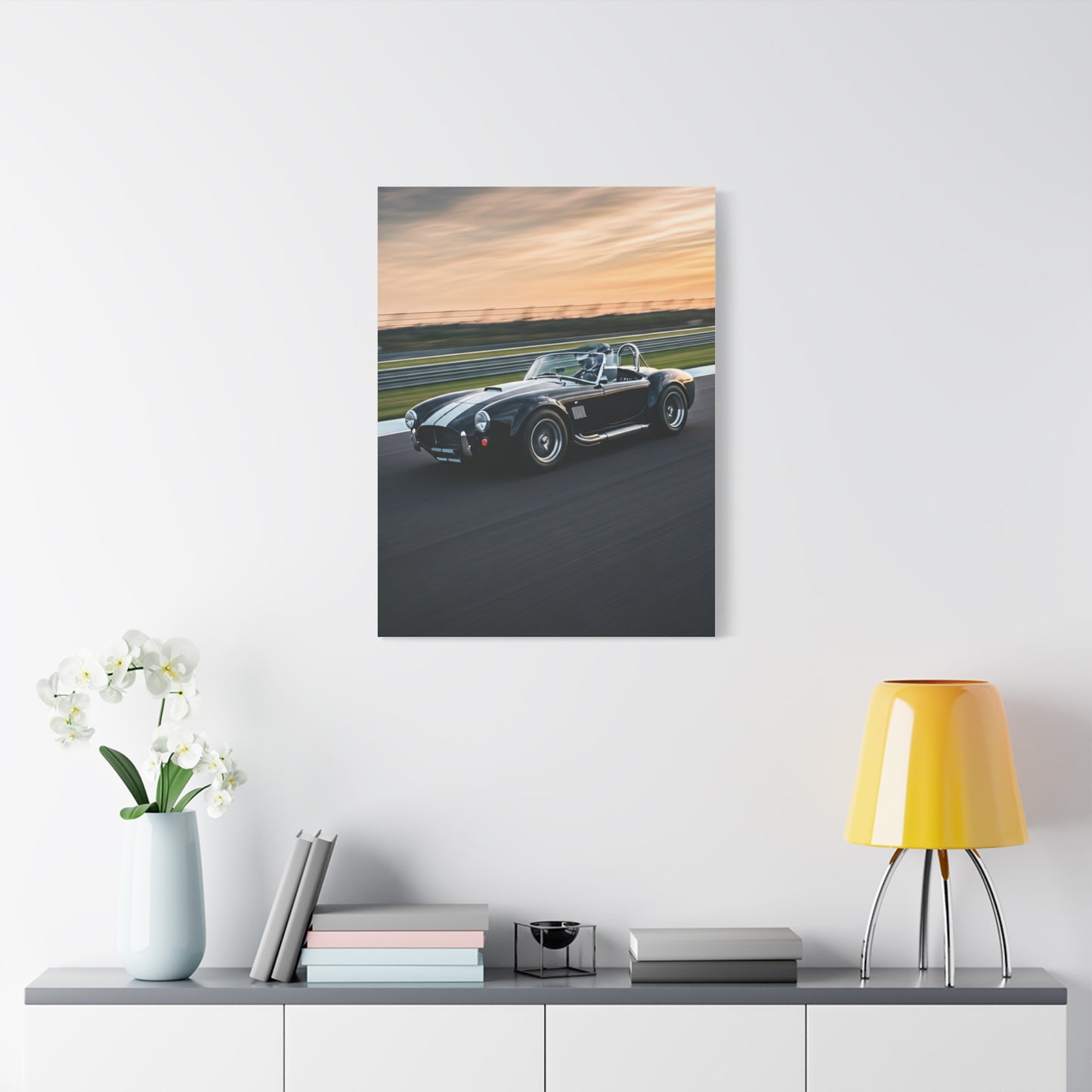 Shelby Cobra Classic Racing Circuit Wall Art & Canvas Prints