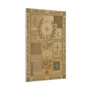 Interfaith Sacred Symbol Textile Wall Art & Canvas Print