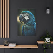 Regal Blue Macaw Portrait Wall Art & Canvas Prints