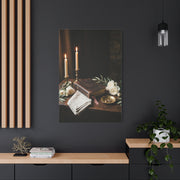 Faith & Union Candlelit Still Life Wall Art & Canvas Print