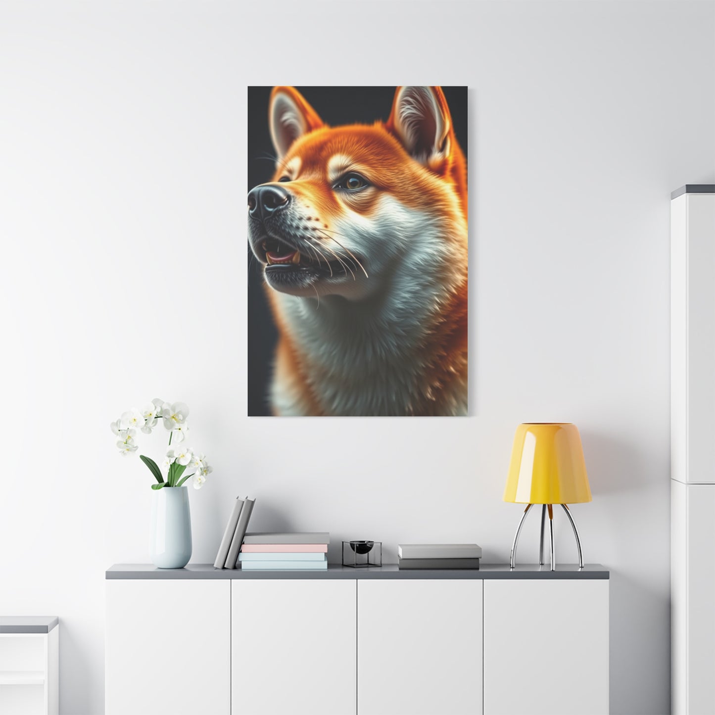 Shiba Inu Dog Art Supreme Canvas Wall Art & Canvas Print