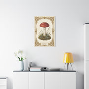 Victorian Botanical Mycology Plate Wall Art & Canvas Print