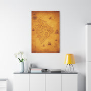 Old Pirate Island Chart Wall Art & Canvas Prints