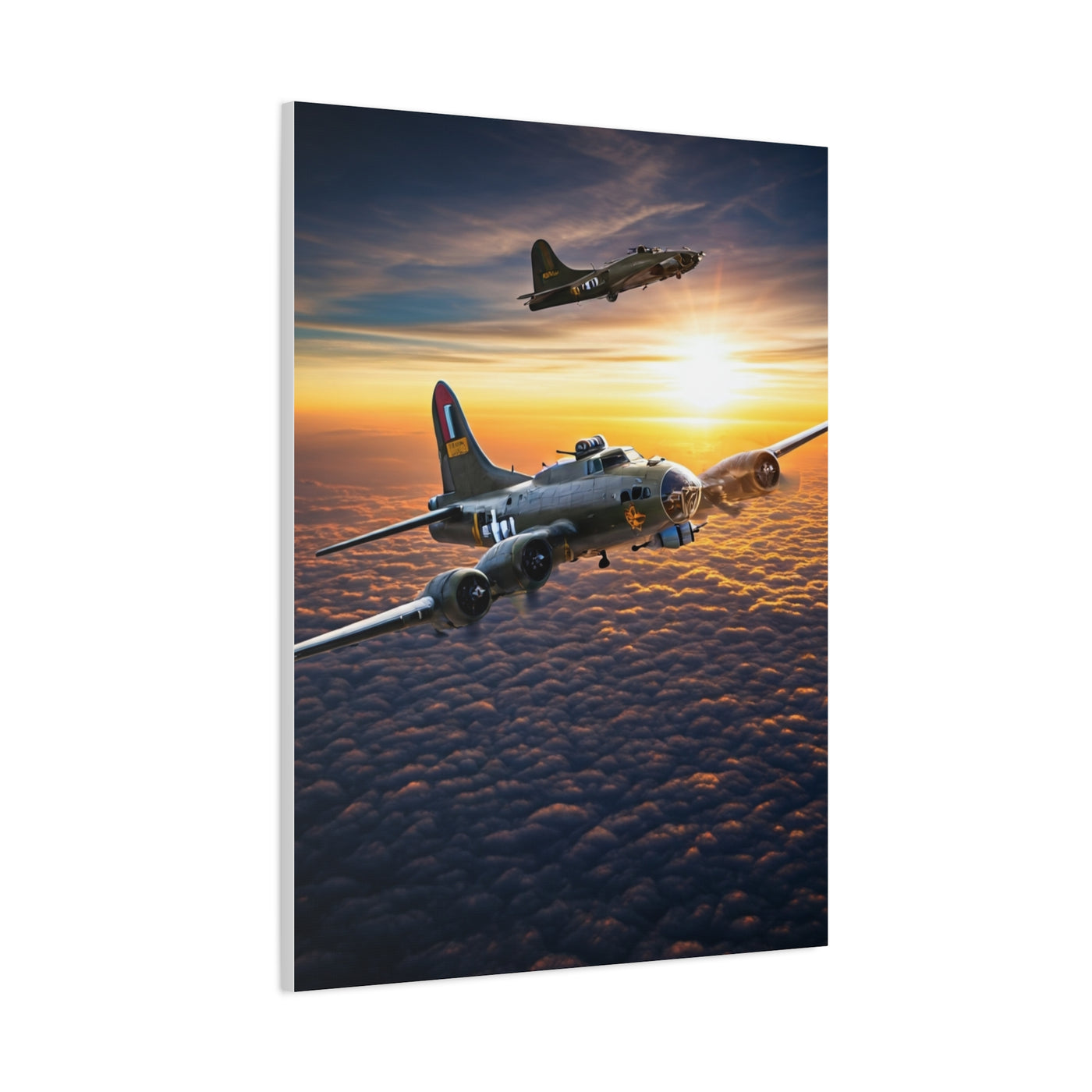 Sunset Squadron Patrol Flight Wall Art & Canvas Prints
