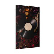 Vinyl Record Candlelit Romance Still Life Wall Art & Canvas Print