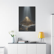 Monumental Gold Pyramid Treasury Wall Art & Canvas Print