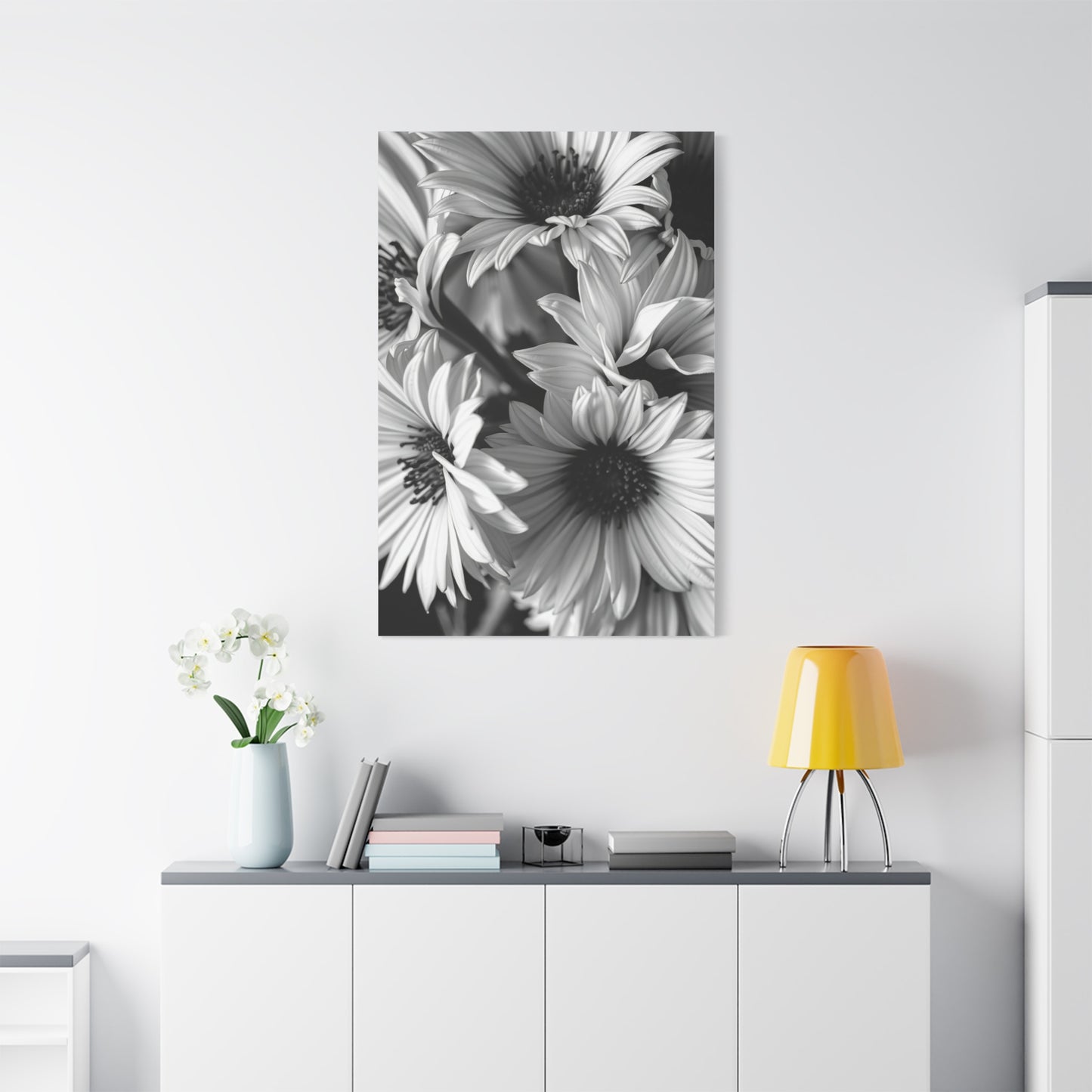 Silhouette Flora Masterpiece Wall Art & Canvas Print