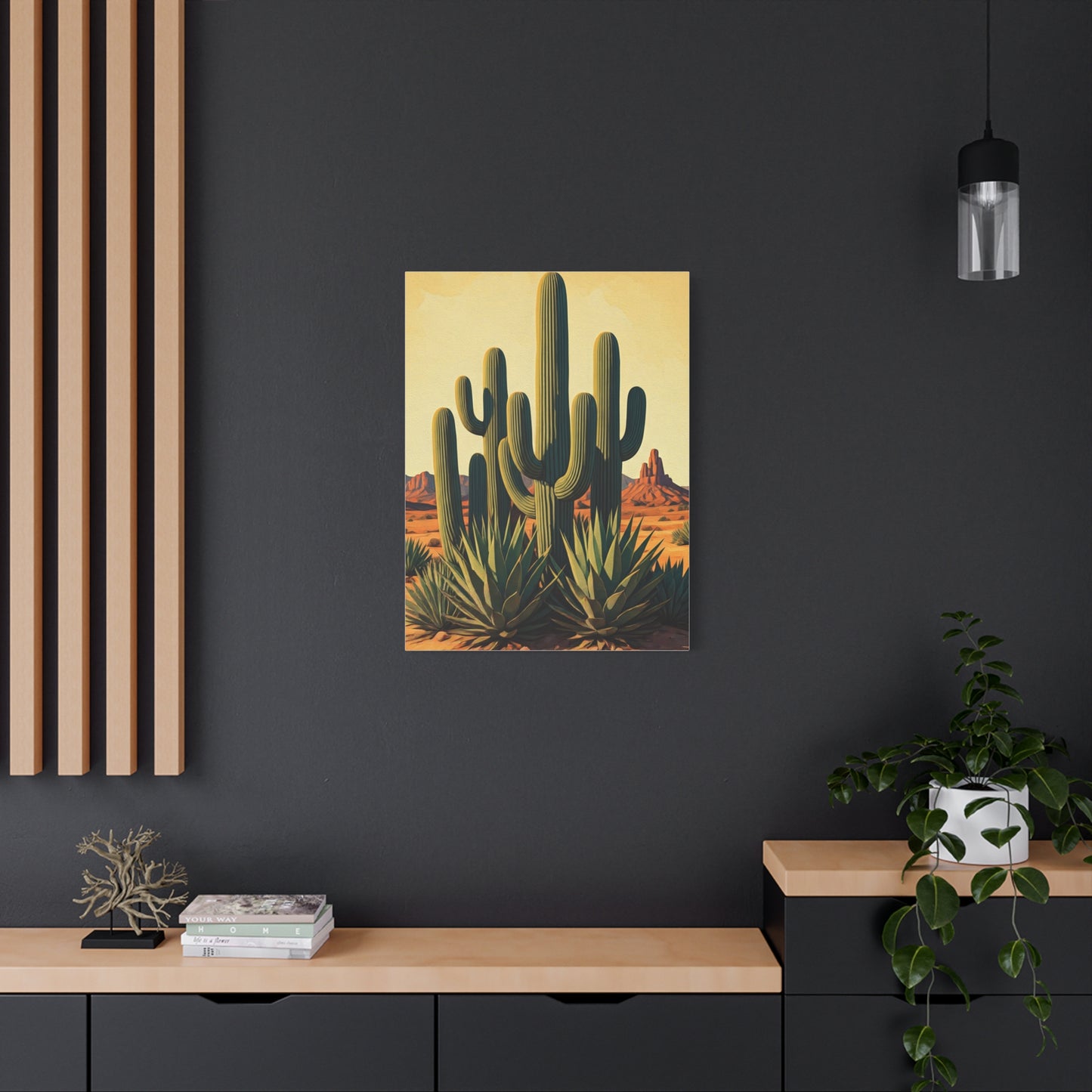 Southwestern Desert Cactus Garden Wall Art & Canvas Prints