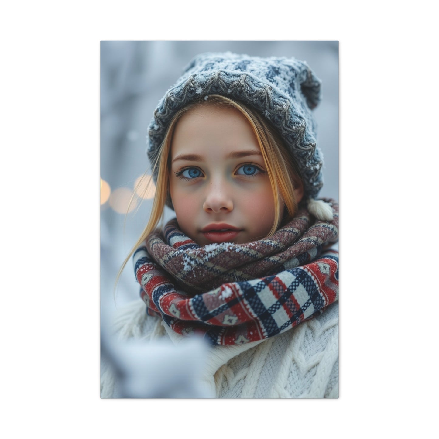 Glistening Frost Canvas Wall Art & Canvas Print