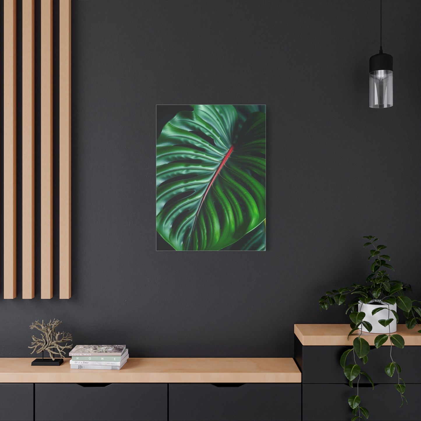 Monstera Plant Art Supreme Canvas Wall Art & Canvas Print