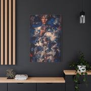 Surreal Cloud Portrait Composition Wall Art & Canvas Print