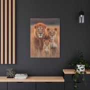 Lion Family Portrait Unity Wall Art & Canvas Print