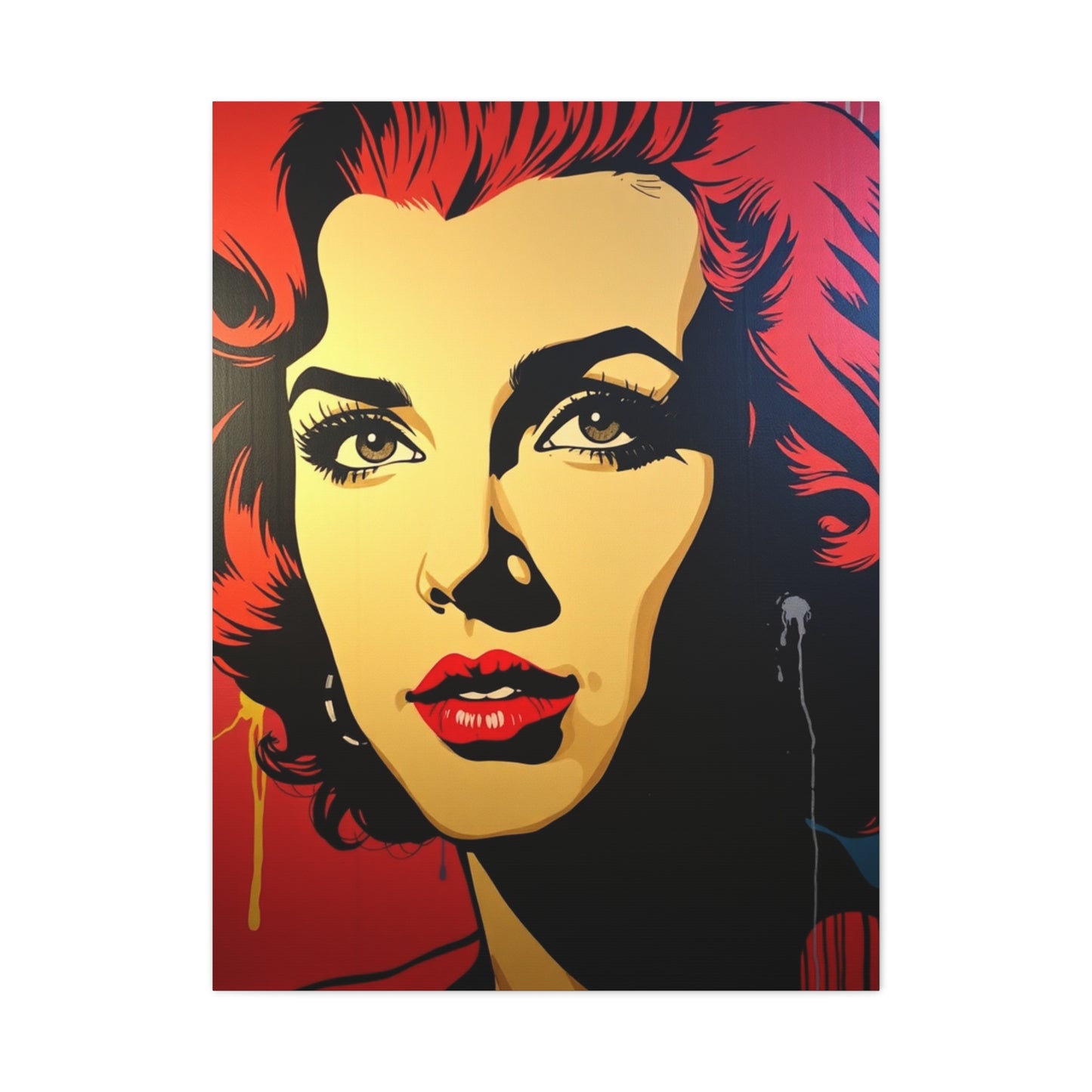 Opulent Pop Expression Wall Art & Canvas Print