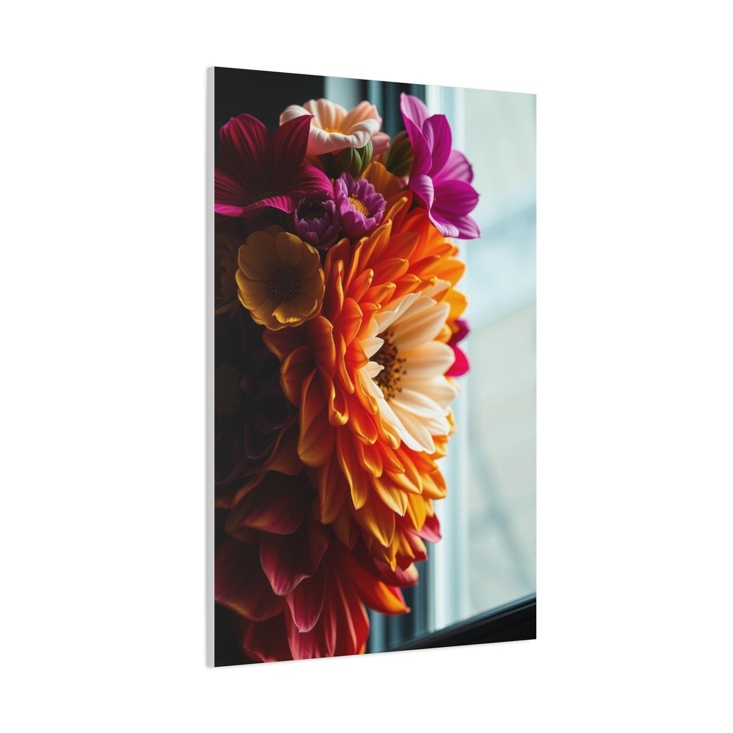 Petal Symphony Portrait Wall Art & Canvas Print