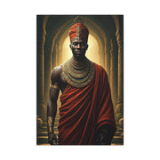 Royal Elder in Crimson Robe Wall Art & Canvas Prints
