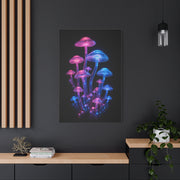 Neon Fungi Luminescence Wall Art & Canvas Print