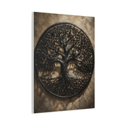 Metal Tree of Life Sculptural Relief Trees Wall Art & Canvas Print