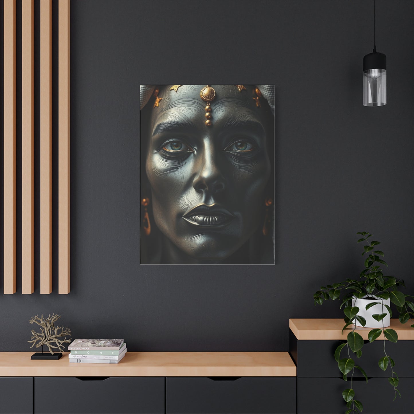 Elite Black White and Gold Art Vision Wall Art & Canvas Print