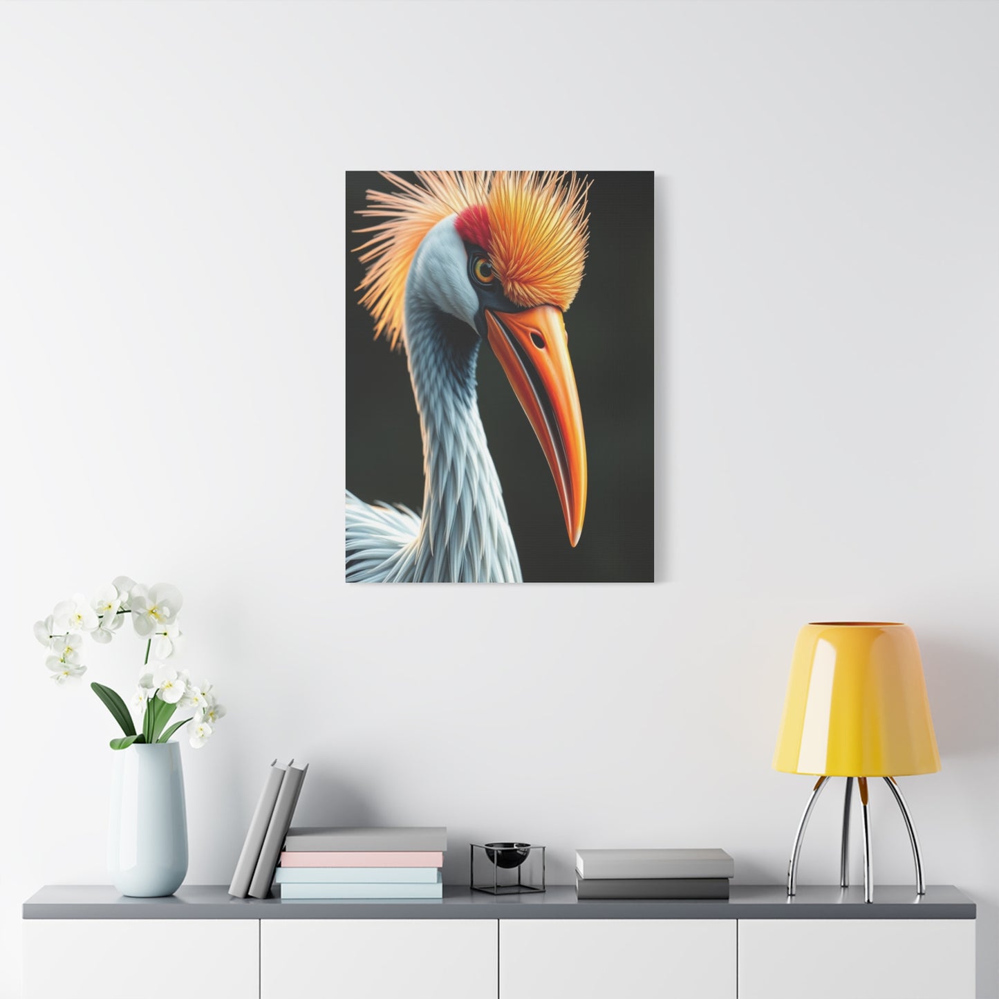 Graceful Aves Portrait Wall Art & Canvas Print