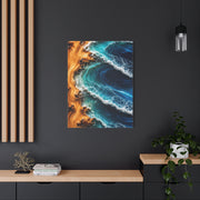 Resin Shoreline Aerial Ocean Art Wall Art & Canvas Print
