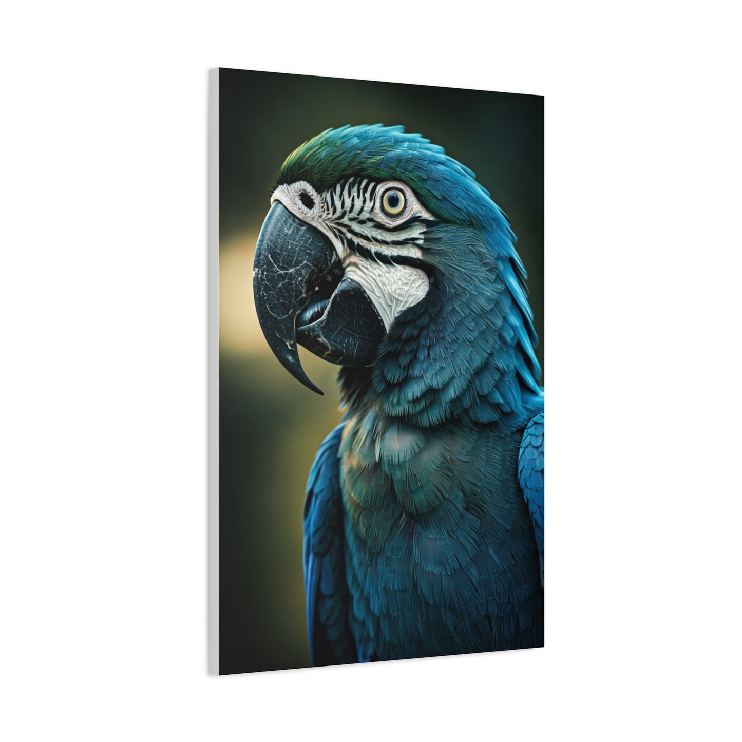 Regal Blue Macaw Portrait Wall Art & Canvas Prints
