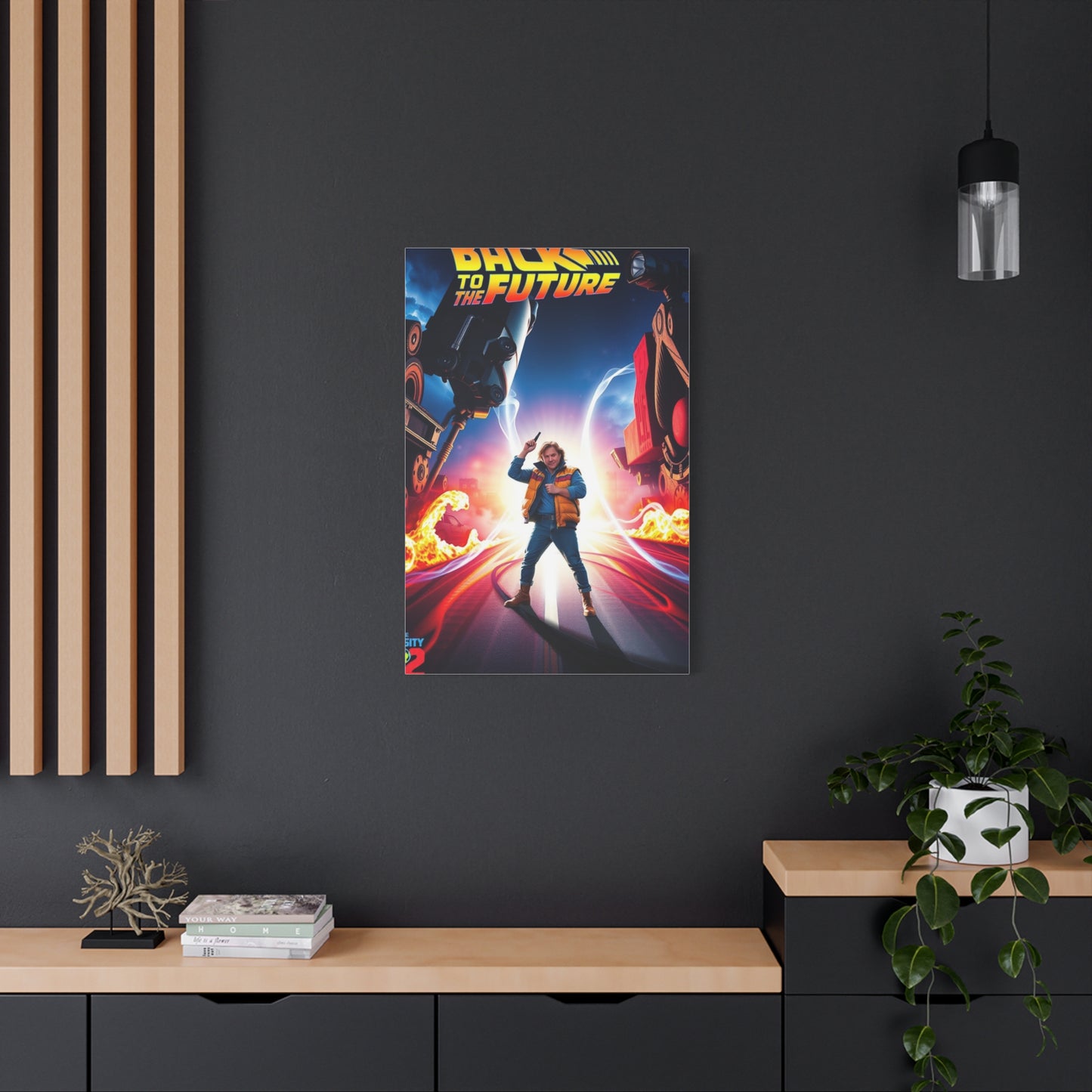 Back to the Future Art Luxury Canvas Wall Art & Canvas Print