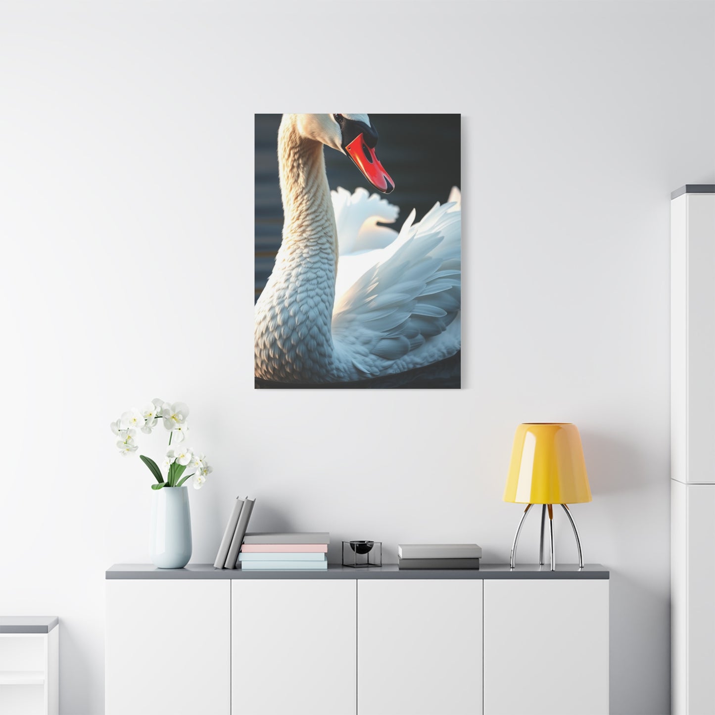 Swan Art Supreme Canvas Wall Art & Canvas Print