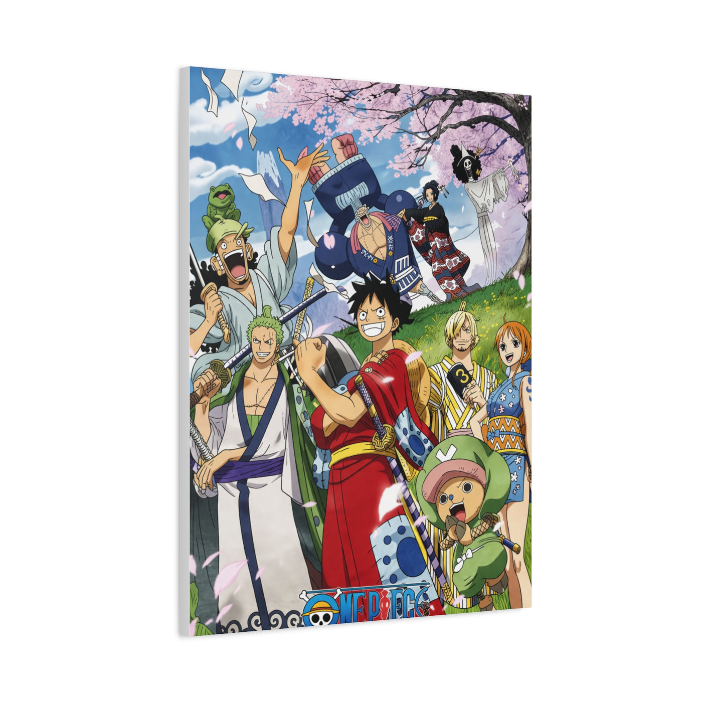 One Piece Wano Country Crew Poster Wall Art & Canvas Print