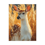 Celestial Moonlit Stag Wall Art & Canvas Print