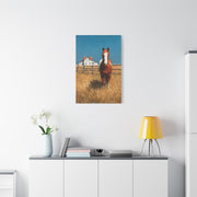 Chestnut Horse Farm Meadow Wall Art & Canvas Print