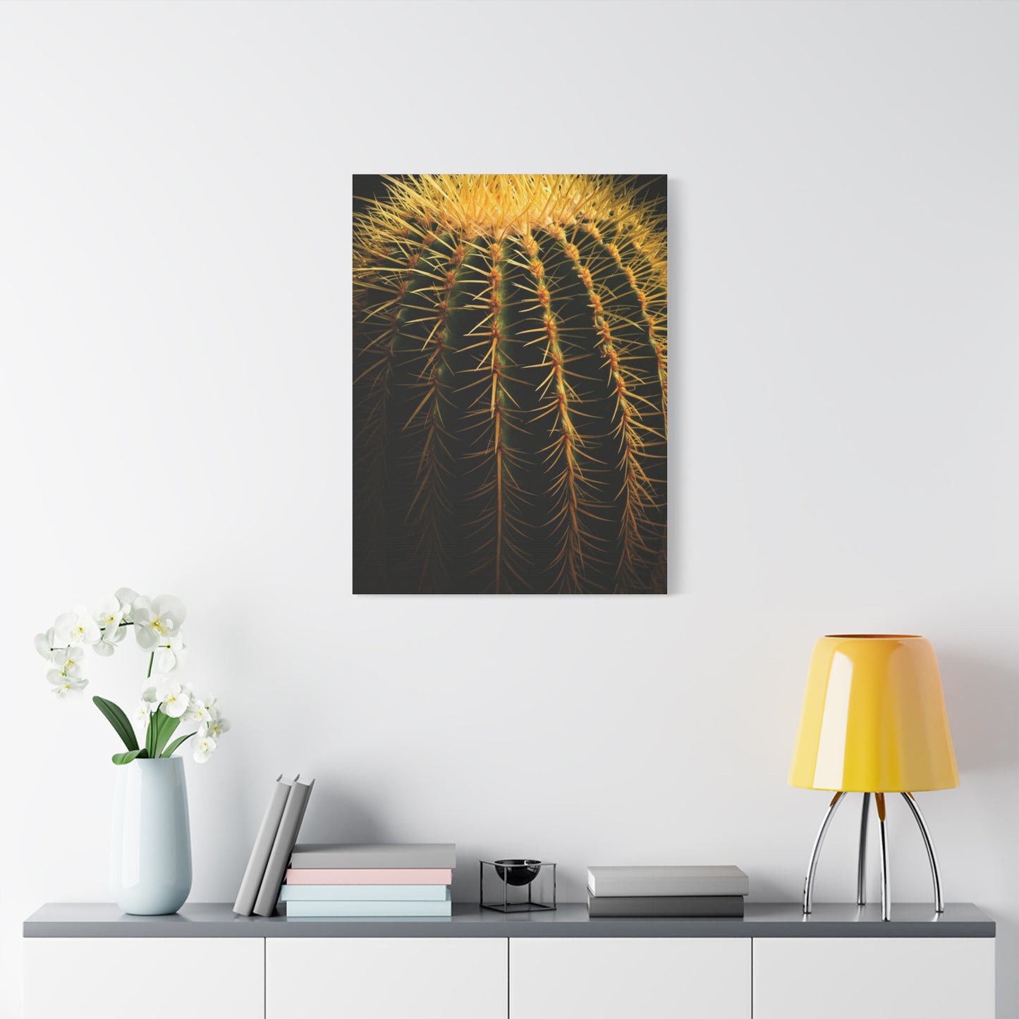 Desert Barrel Cactus Macro Texture Wall Art & Canvas Prints