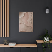 Wabi-Sabi Pink Blush Plaster Texture Wall Art & Canvas Print