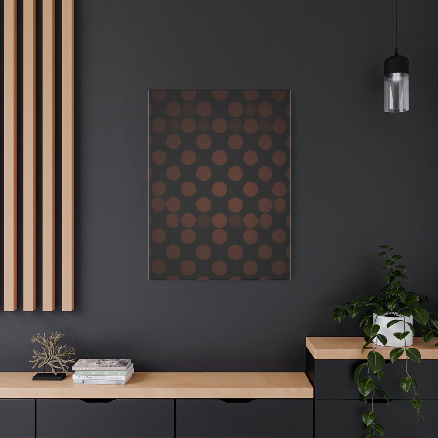 Polka Dot Pattern Art Supreme Canvas Wall Art & Canvas Print