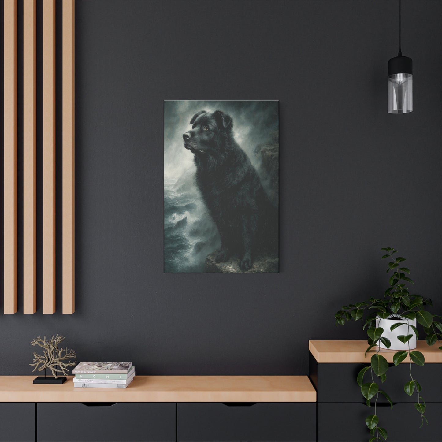Newfoundland Storm Coast Guardian Wall Art & Canvas Print