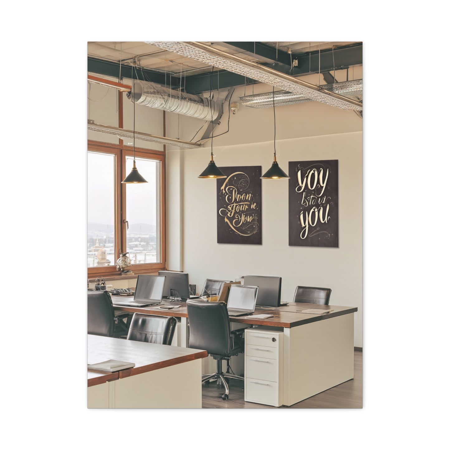 Modern Typography Motivational Wall Art & Canvas Print