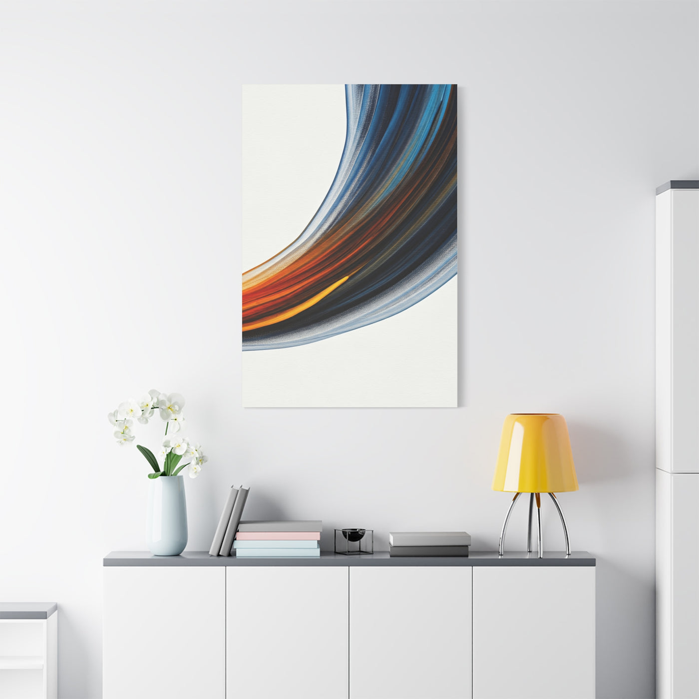 Flowing Arc Motion Abstract Wall Art & Canvas Prints