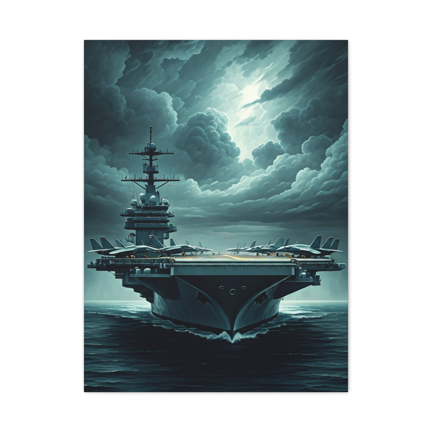 Stormfront Aircraft Carrier Wall Art & Canvas Prints