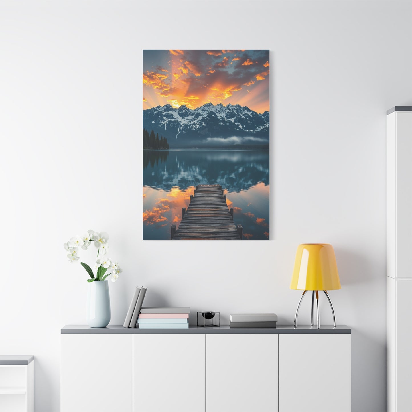 Supreme Lakes Art Beautiful Collection Wall Art & Canvas Print