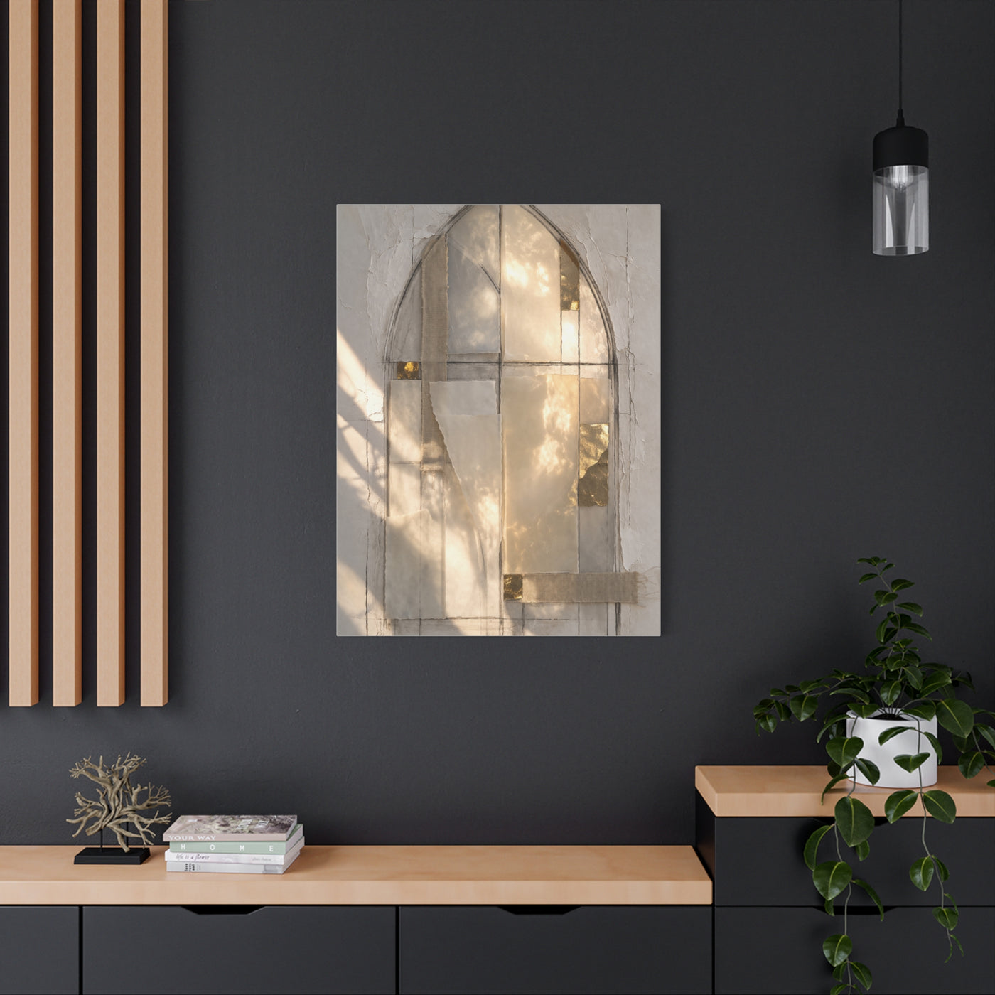 Chapel Light Abstraction Wall Art & Canvas Print