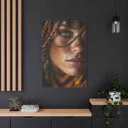 Braided Muse Antique Lens Portrait Wall Art & Canvas Print