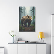 Woodland Path Grizzly Bear Wall Art & Canvas Prints