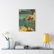 Vintage Amalfi Lemon Terrace Wall Art & Canvas Print