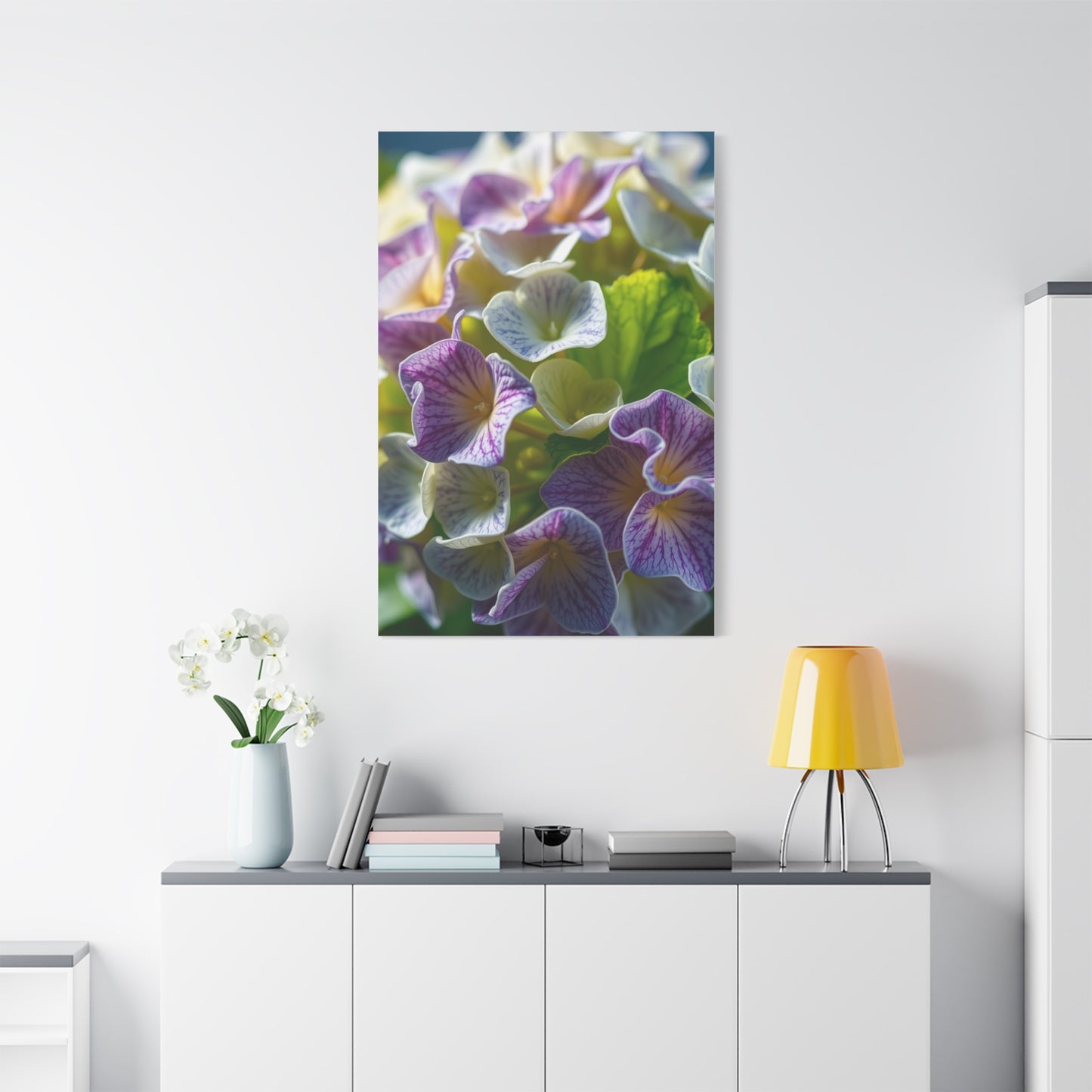 Hydrangea Flower Art Supreme Canvas Wall Art & Canvas Print