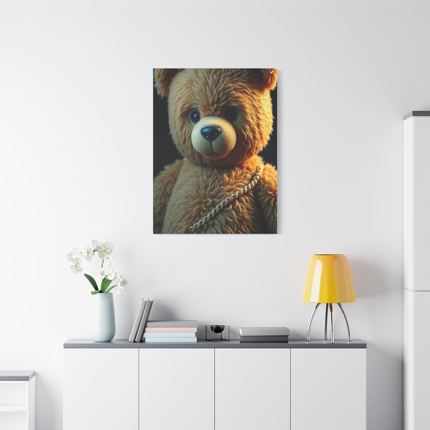 Luxe Teddy Aesthetic Canvas Wall Art & Canvas Print