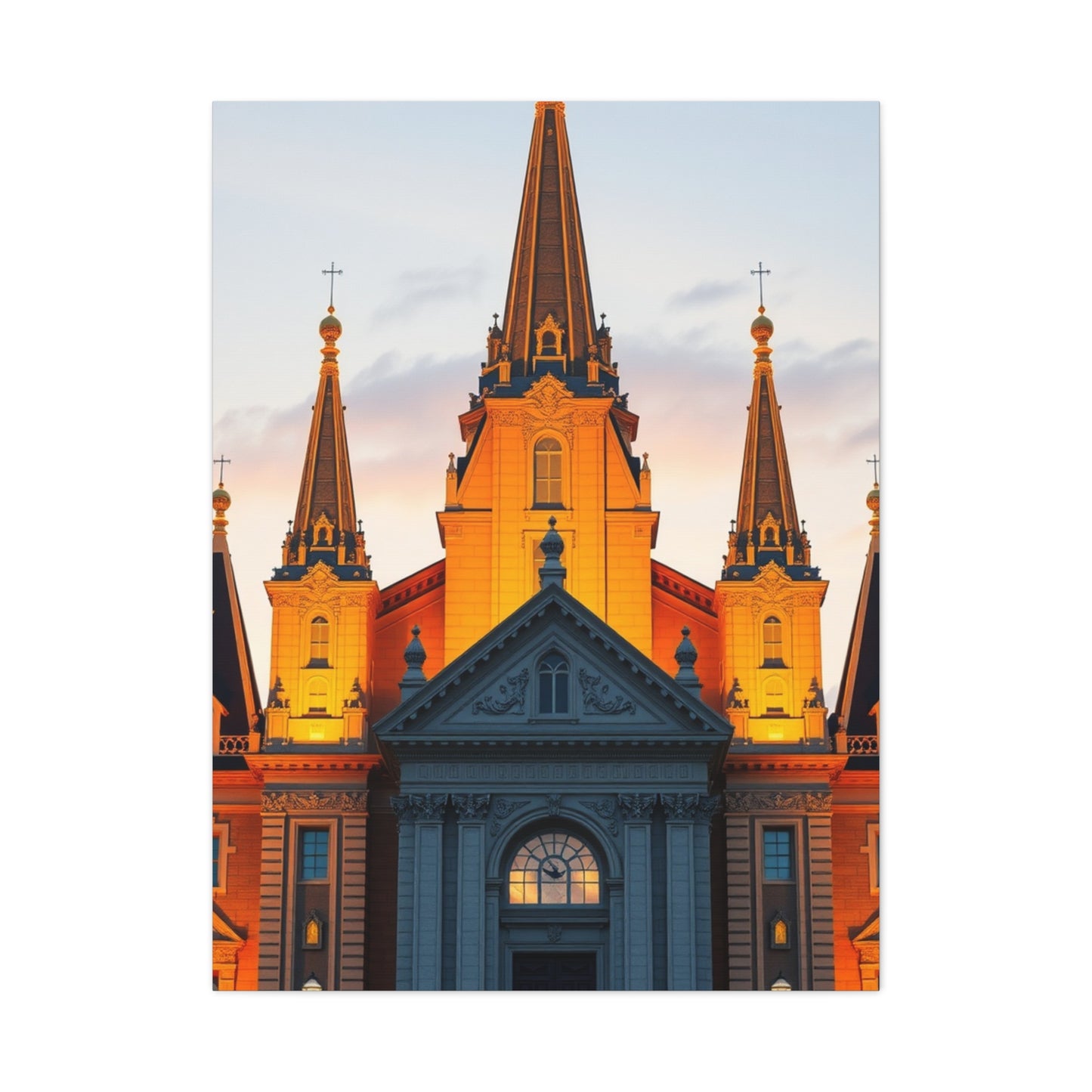 Supreme The LDS Temple Art Beautiful Collection Wall Art & Canvas Print