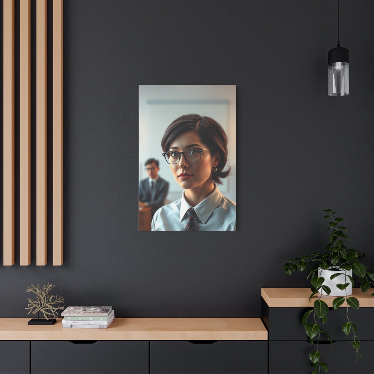 Vision The Office Character Art Art Wall Art & Canvas Print