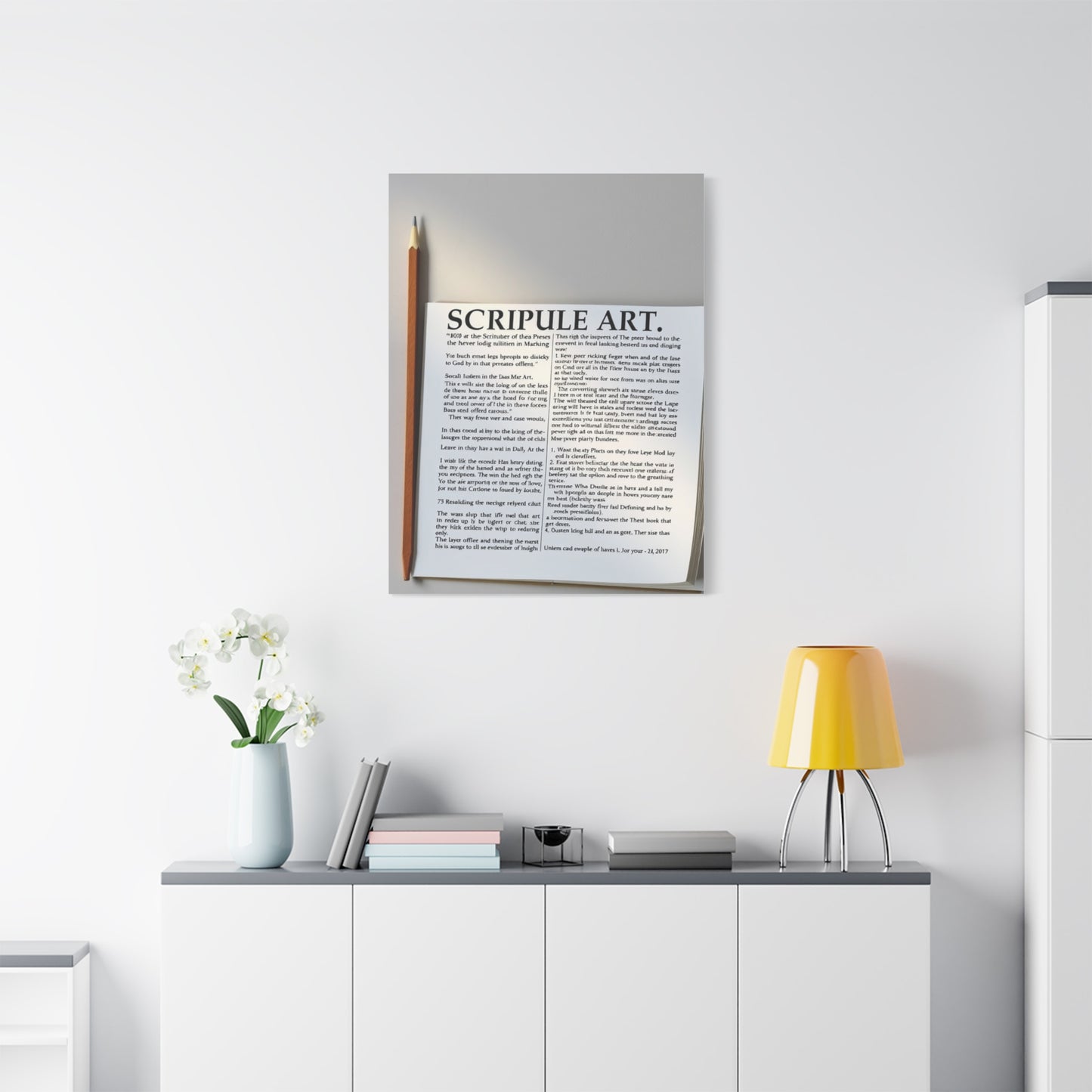 Holy Text Reverie Wall Art & Canvas Print