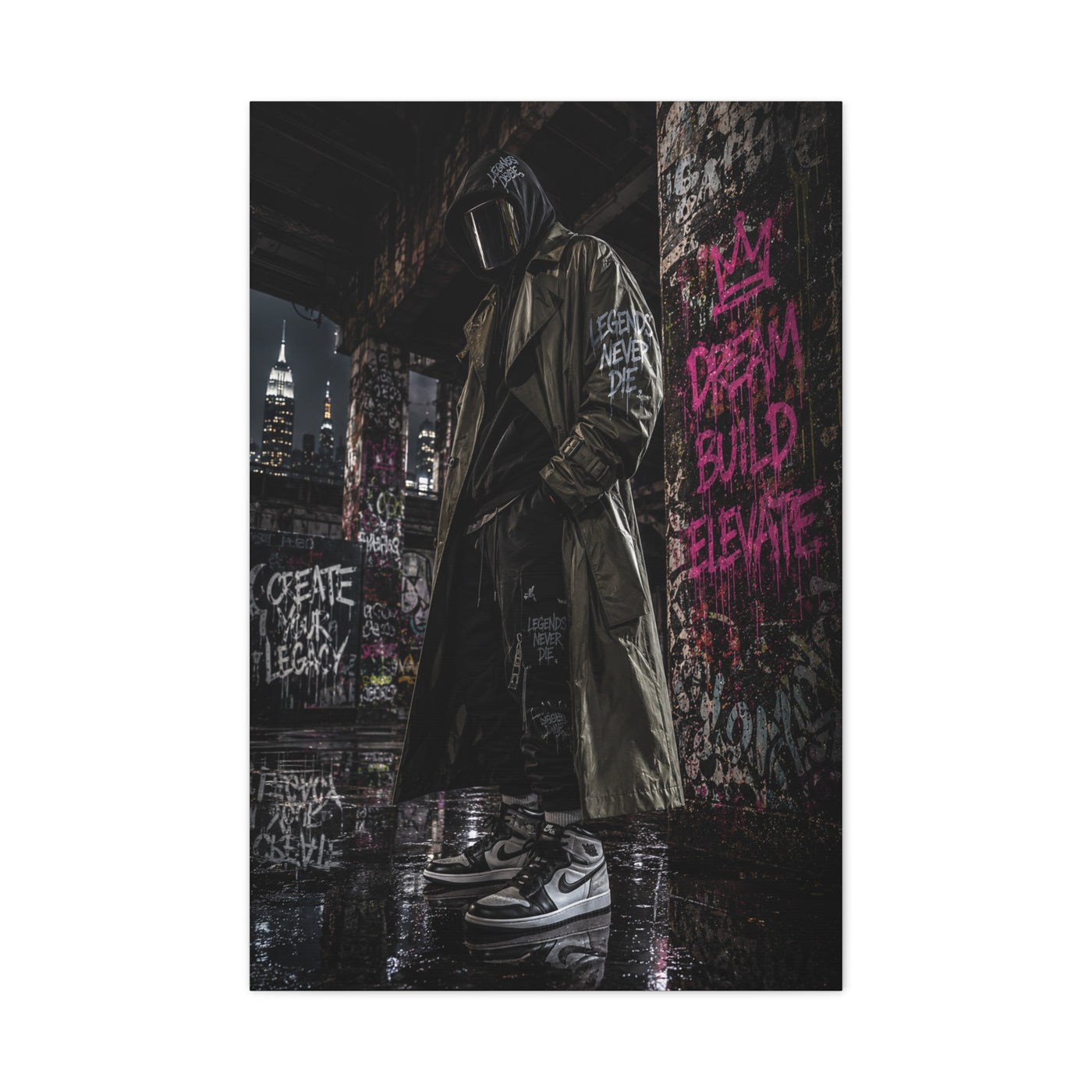 Urban Shadow Rebel Street Wall Art & Canvas Print